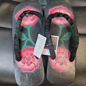 Wooden Pedicure Shoes